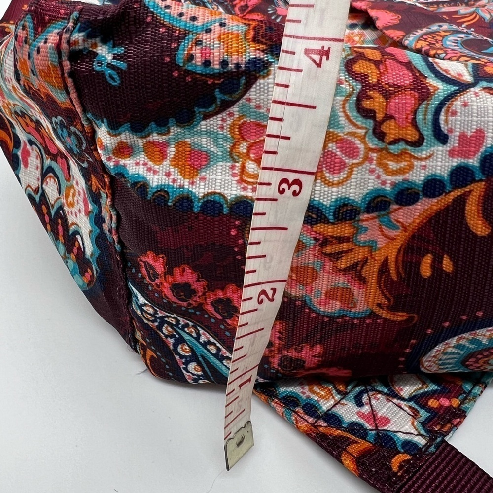 VERA BRADLEY RIPSTOP PACKABLE BACKPACK BURGUNDY &… - image 8